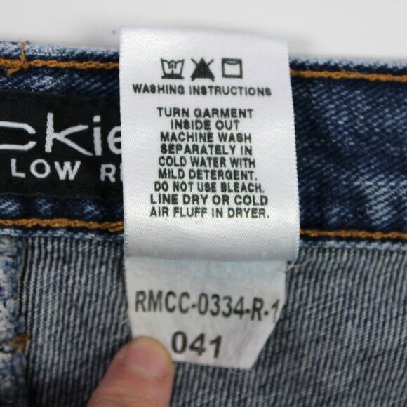 Rockies Womens 20R Jeans Slim Low Rise Jeans Straight Leg Western Rodeo Flaw - Picture 7 of 11